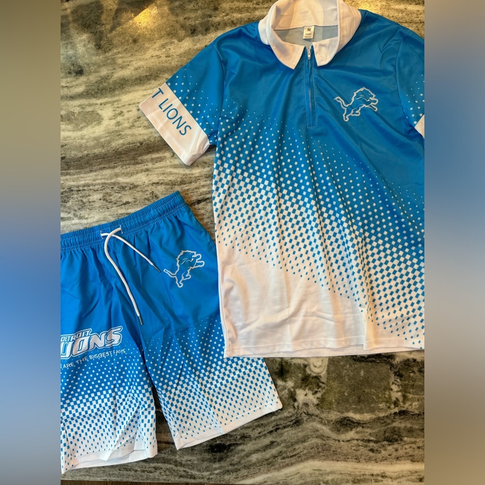 NWT Detroit Lions Matching Set Mens Medium